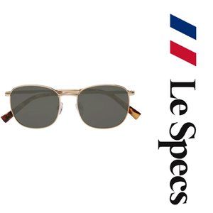 Le Specs Neptune Bright Gold-Khaki Mono Sunglasses